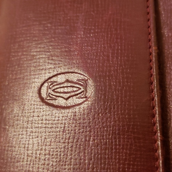 Cartier Bordeaux Kisslock wallet - Picture 7 of 13